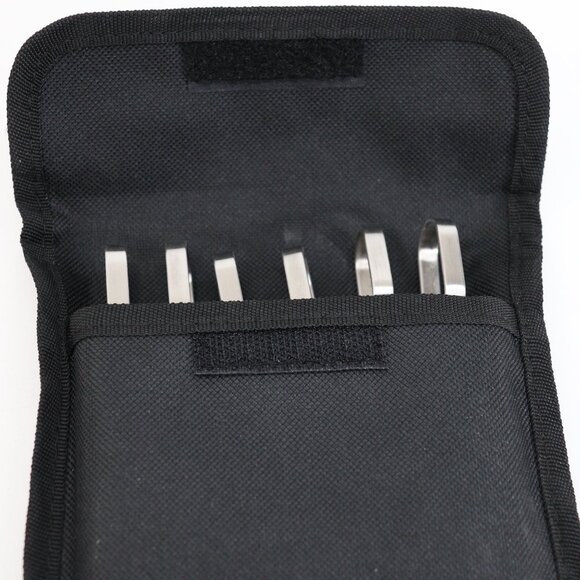 Epicure 15" Metal Grilling Skewers Set of 6 Stainless Steel with Sleeve New - Picture 8 of 15